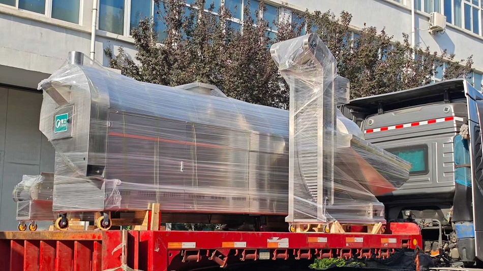 許昌智工2米和4米全自動炒瓜子流水線發(fā)貨新疆